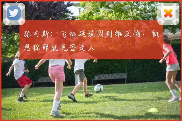 赫内斯：飞机延误因列维反悔，凯恩称那就免签走人