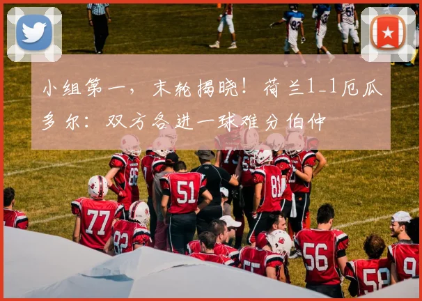 小组第一，末轮揭晓！荷兰1_1厄瓜多尔：双方各进一球难分伯仲