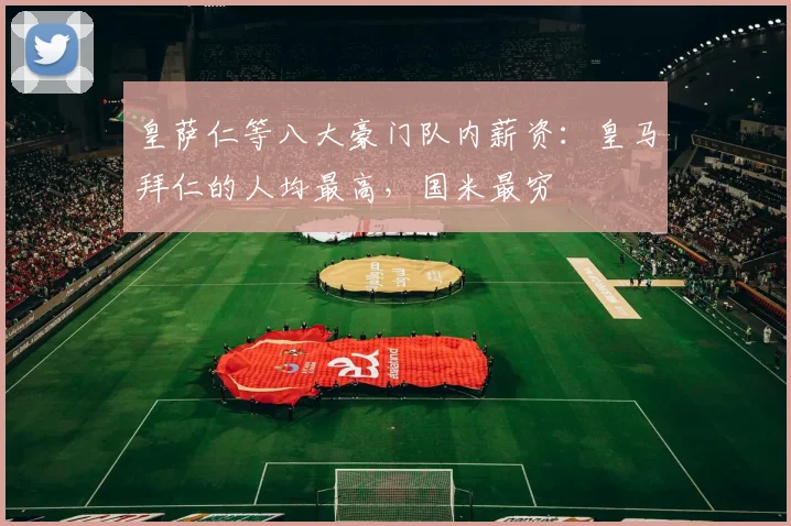 皇萨仁等八大豪门队内薪资：皇马拜仁的人均最高，国米最穷